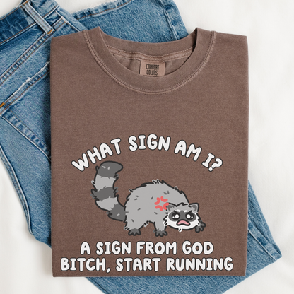 A Sign From God Comfort Colors Shirt