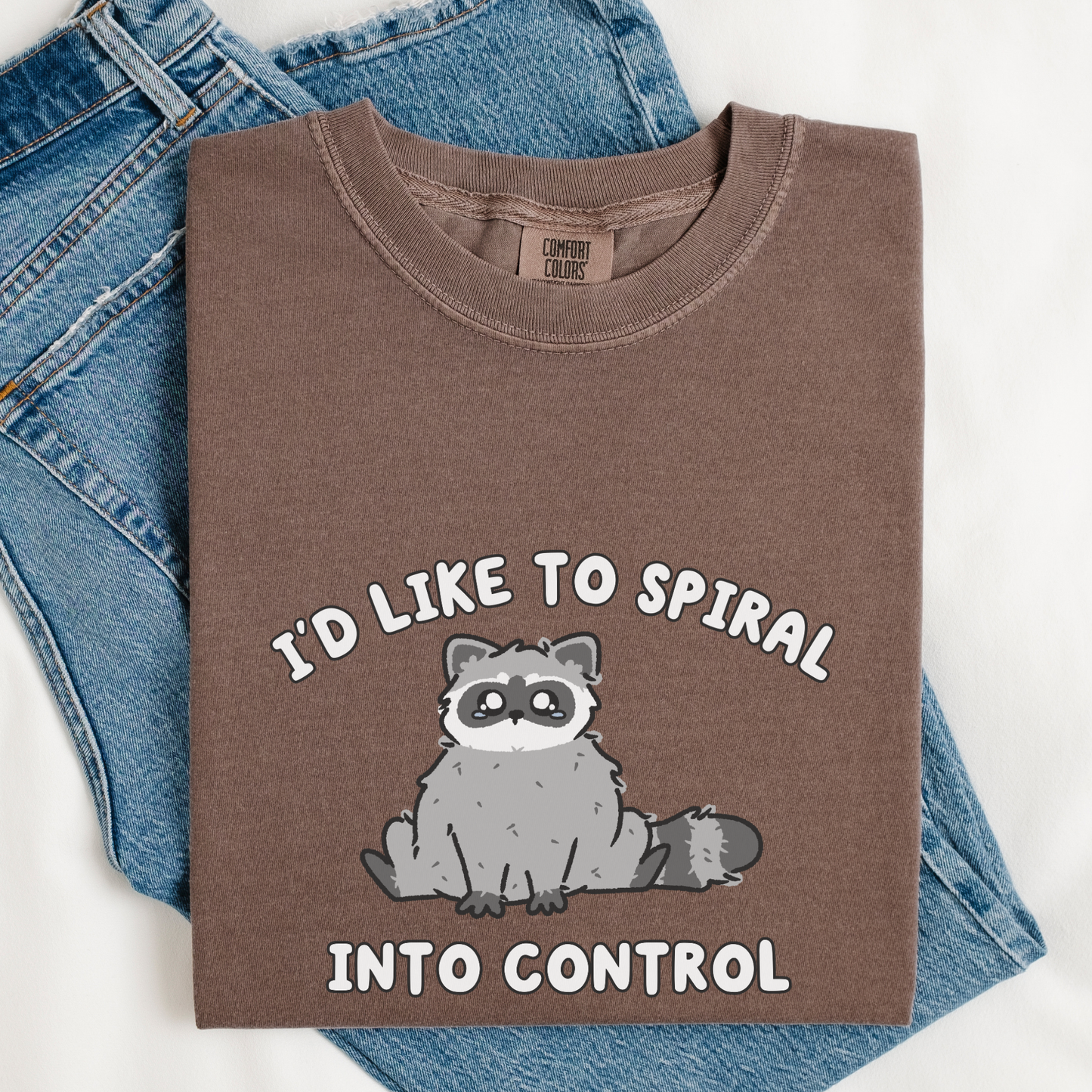 Spiral Into Control Comfort Colors Shirt
