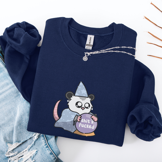 Shits Fucked Crystal Ball Sweatshirt
