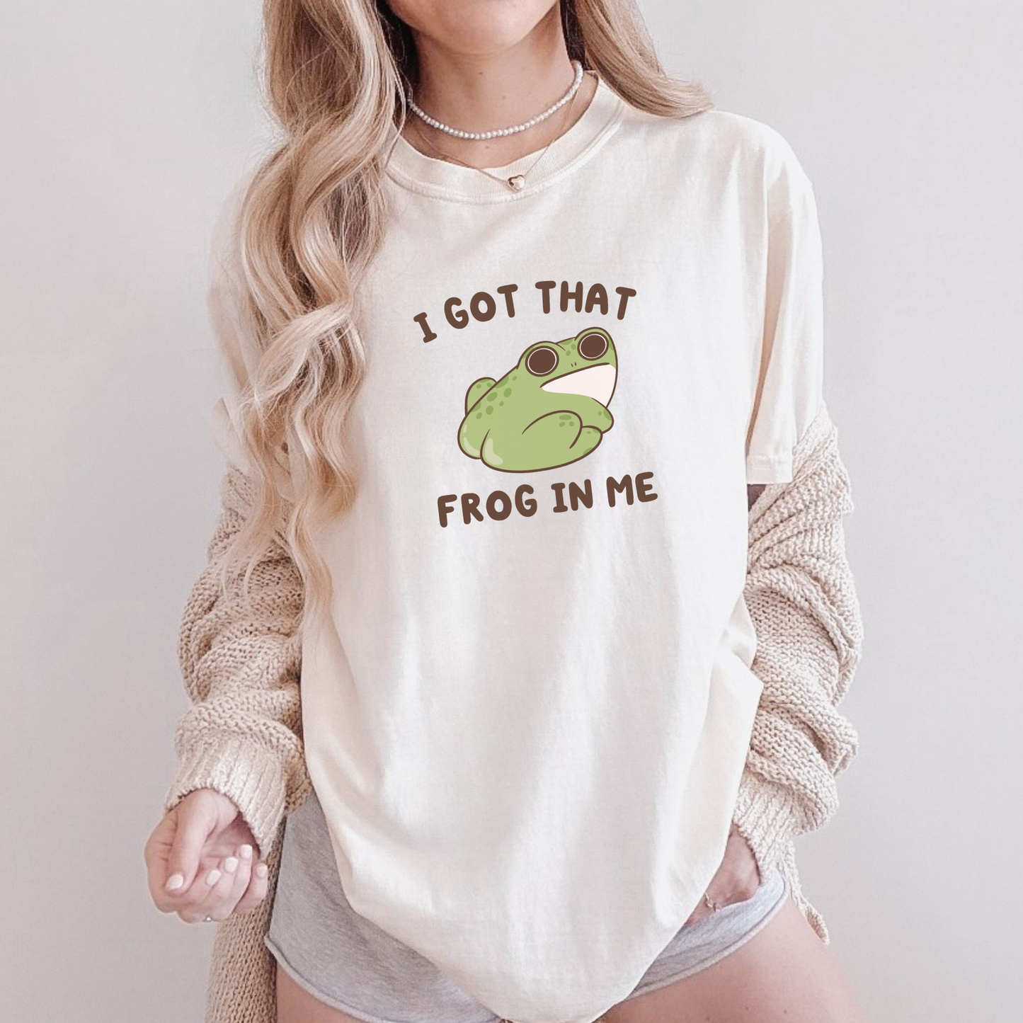 I Got That Frog In Me Comfort Colors Shirt