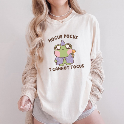 Hocus Pocus I Cannot Focus Comfort Colors Shirt