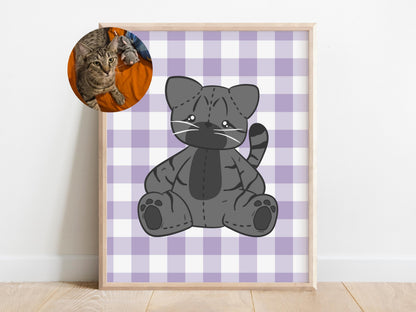 Custom Teddy Bear Pet Portrait