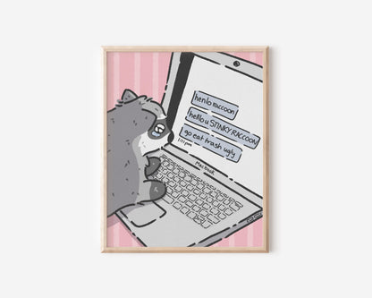 Henlo Stinky Meme Art Print