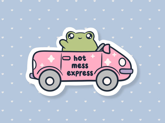 Hot Mess Express Sticker