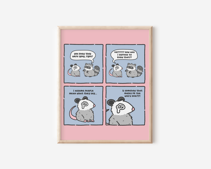 Gaming Is My Therapy Comic Art Print