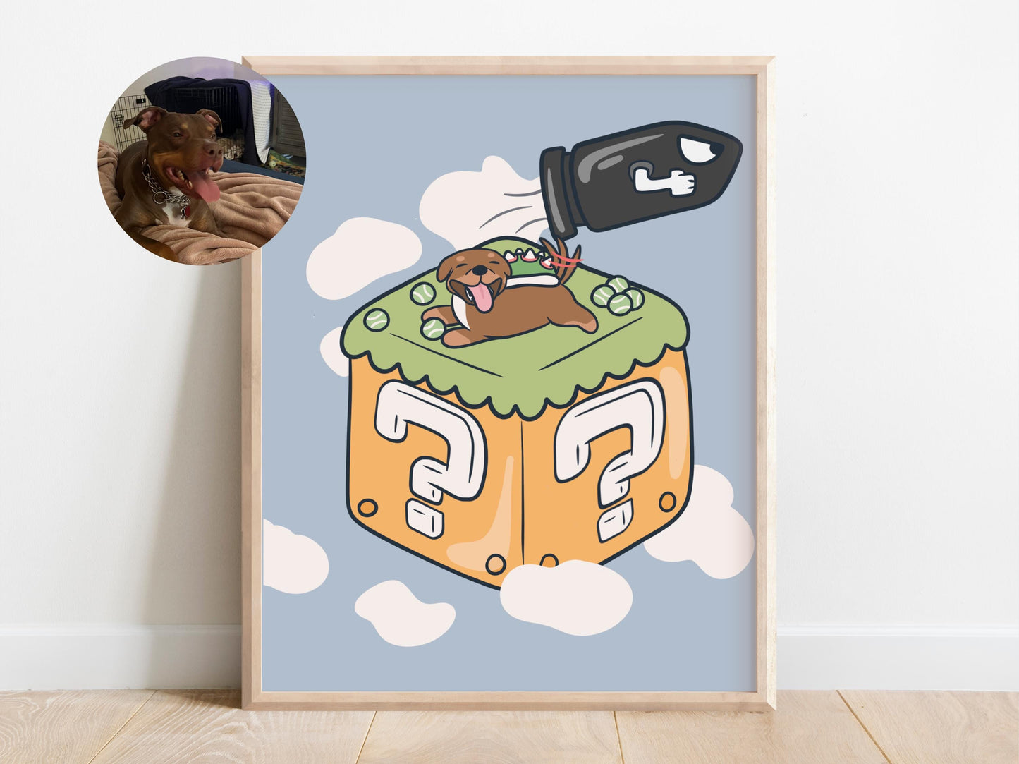 Hand Drawn Custom Pet Portrait