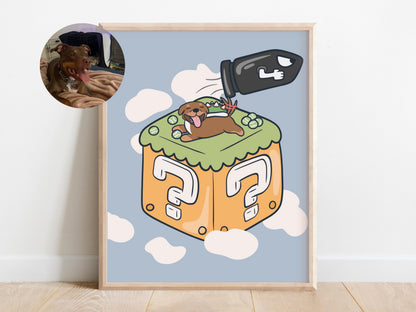 Hand Drawn Custom Pet Portrait