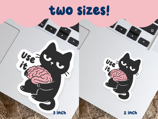 Use Your Brain Sticker