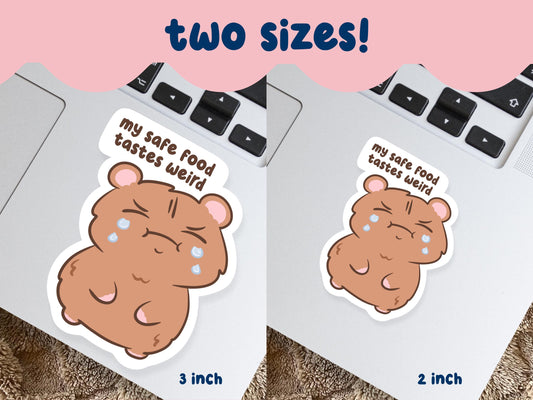 Safe Food Tastes Weird Sticker