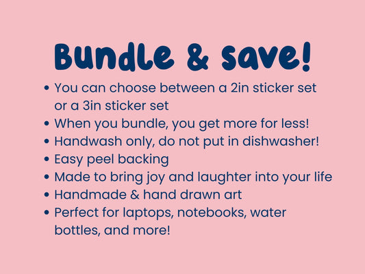 Silly Raccoon Sticker Bundle & Save