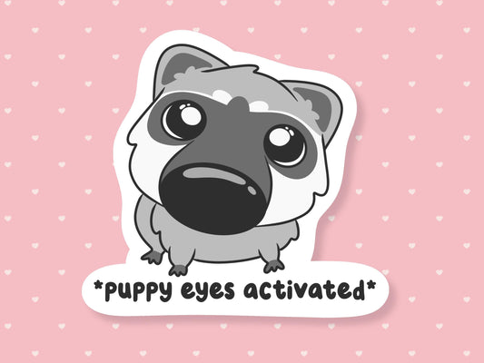 Puppy Eyes Sticker