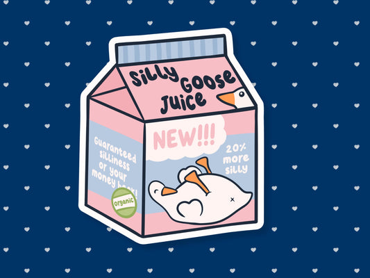 Silly Goose Juice Sticker