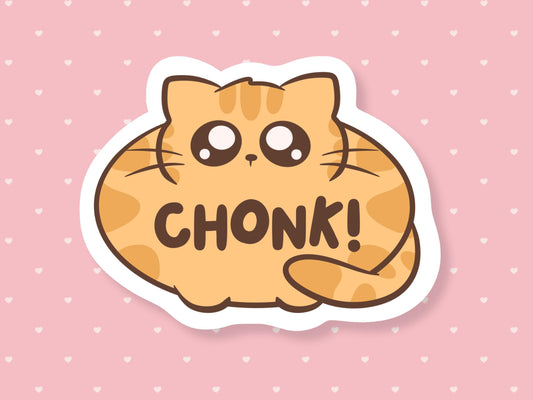 Chonk Cat Sticker
