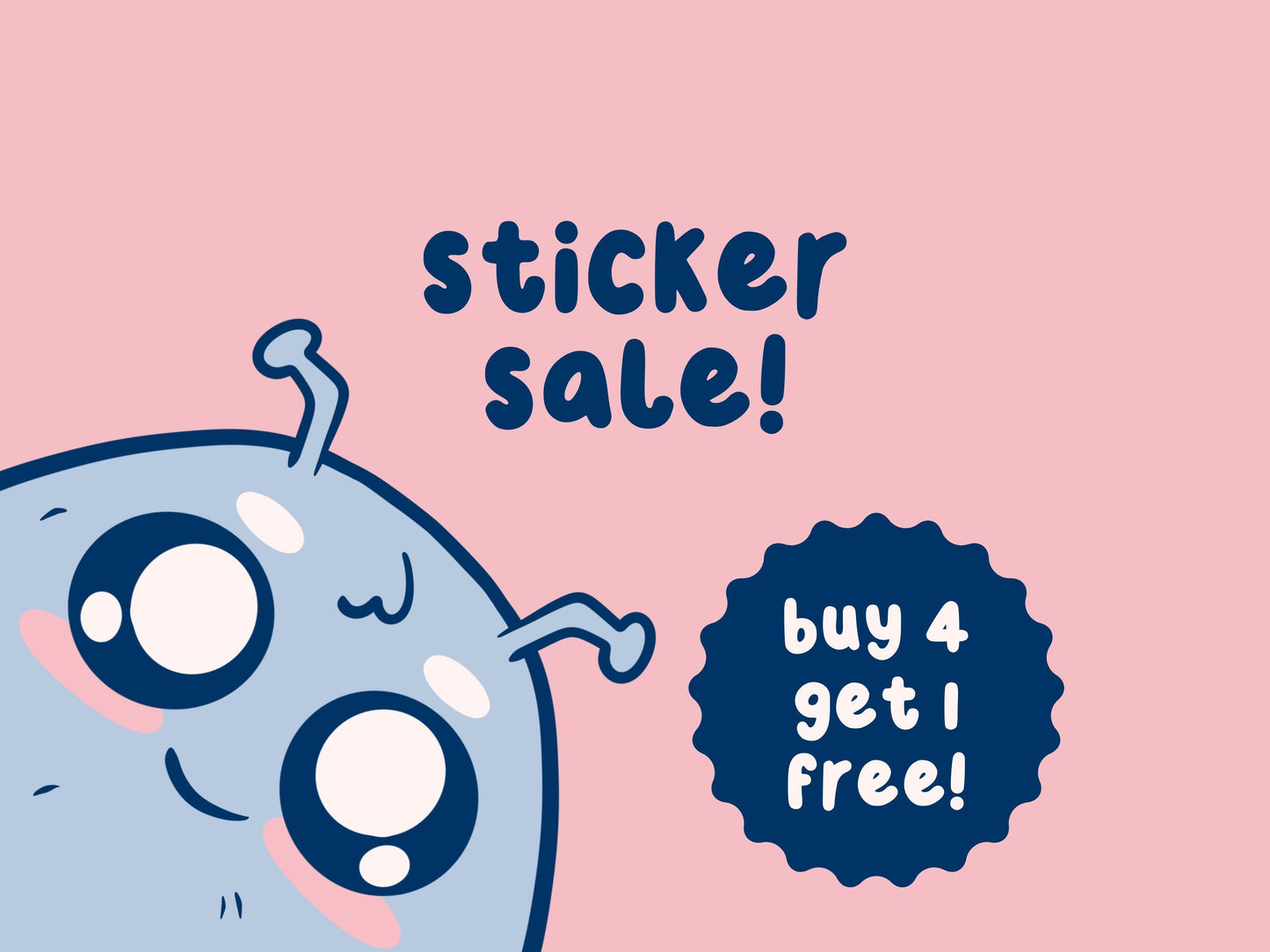 Buy 4 Get 1 Free Make Your Own Sticker Bundle & Save