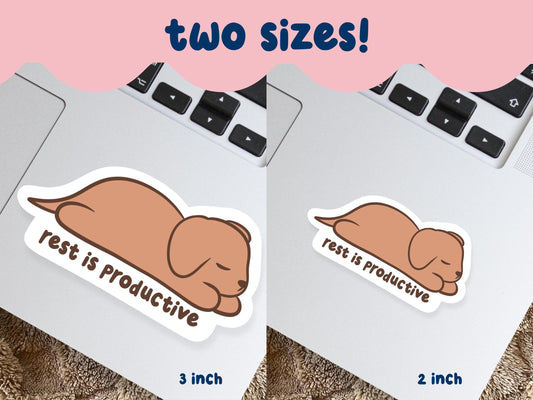 Rest Is Productive Sticker